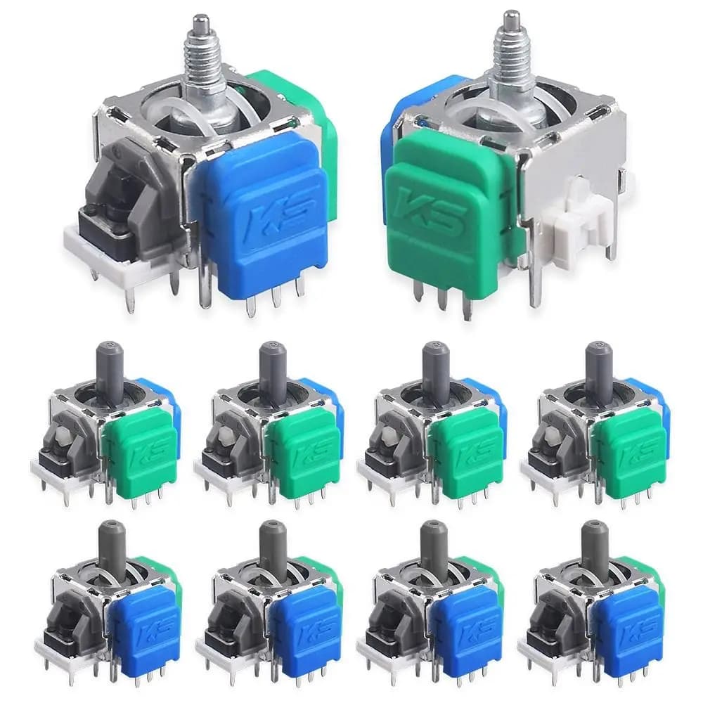Joystick elettromagnetico TMR anti-deriva ThumbStick analogico 3D ad alta precisione Accessori di gioco durevoli per PS5/PS4/Xbox/Switch Pro
