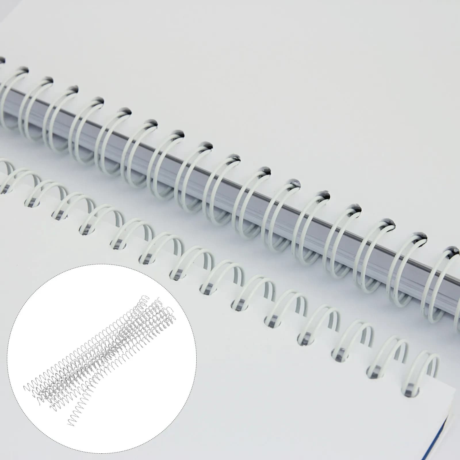 10 Pezzi Anelli a Spirale in Metallo per Quaderni, Calendari, Planner, Libri Fai-da-Te, Scrapbook, Organizer per Scuola, Ufficio e Casa