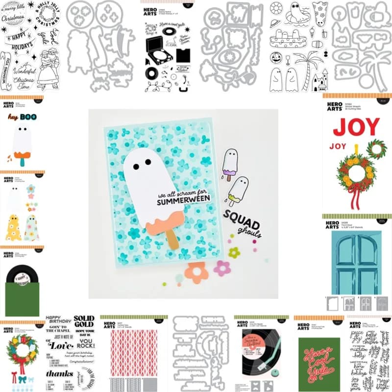 We All Scream Have a Cool Yule Free Spirit Stamp And Dies New Arrival 2026 Scrapbook Diary Decoration Stencil Embossing Template