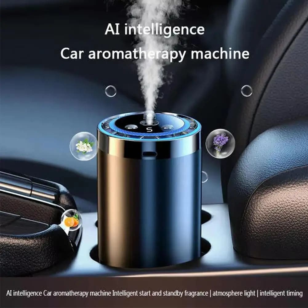Intelligent Auto Perfume Diffuser Device Intelligent Auto Interior Decoration Humidifier Rechargeable Ambient Light Flavor Diffuser