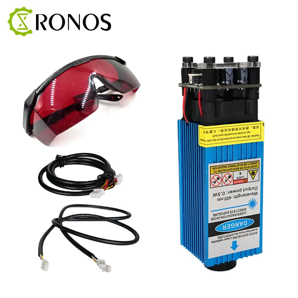 12/24V 500mW 405nm Laser module purple blue head Adjustable focal laser for CNC machine DIY printer 3D cutting parts Laser