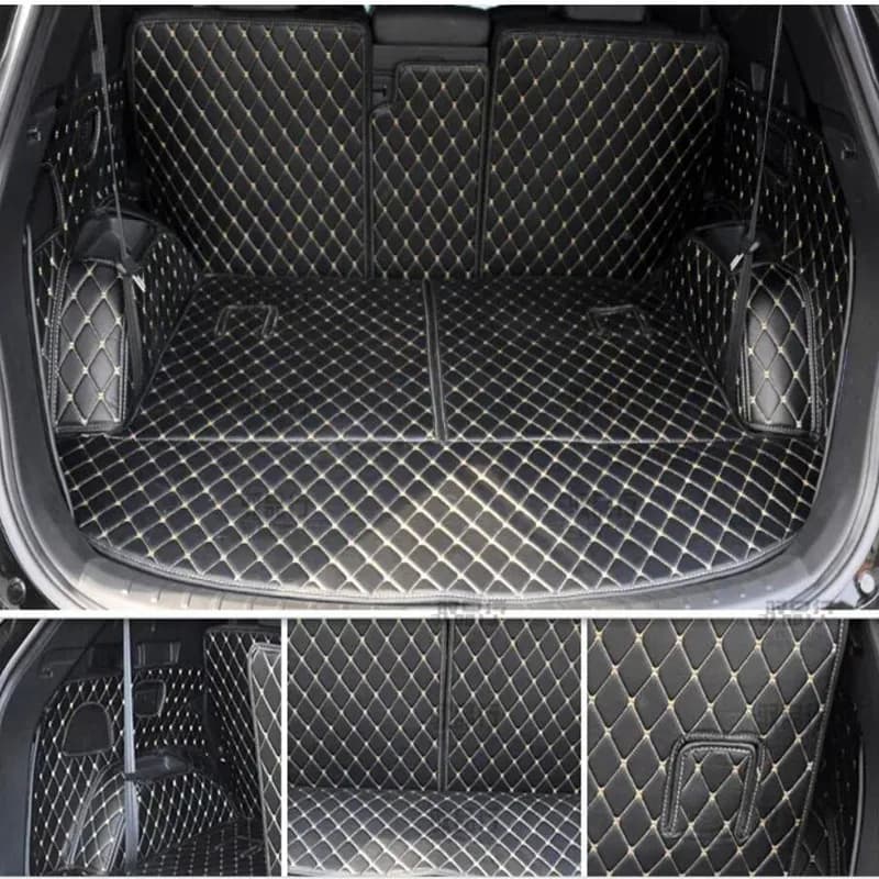 Customized Special Car Baggage Mats for Hyundai Grand Santa Fe 6 7 Seats 2019-2013 Waterproof Cargo Mat for Luggage