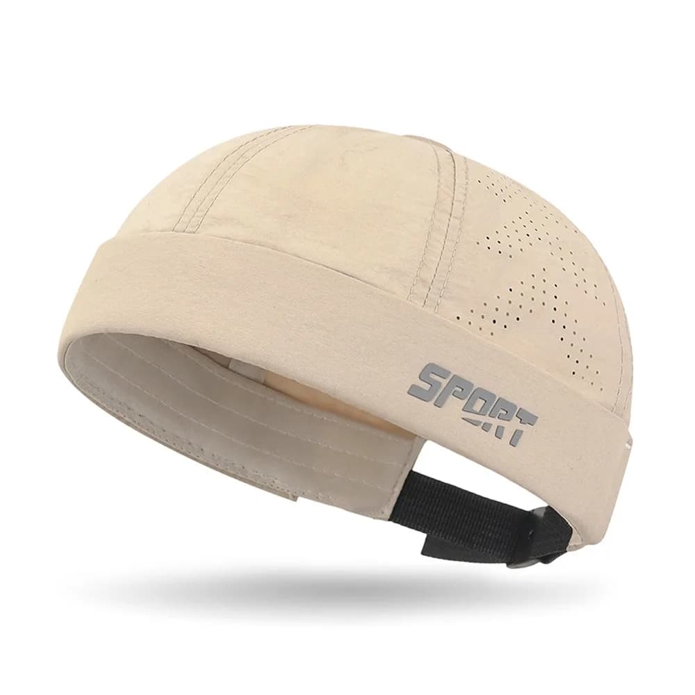 Fashion Summer Beanie Street Hat Quick-drying Hip Hop Brimless Docker Cap Casual Retro Vintage Dome Hat Outdoor