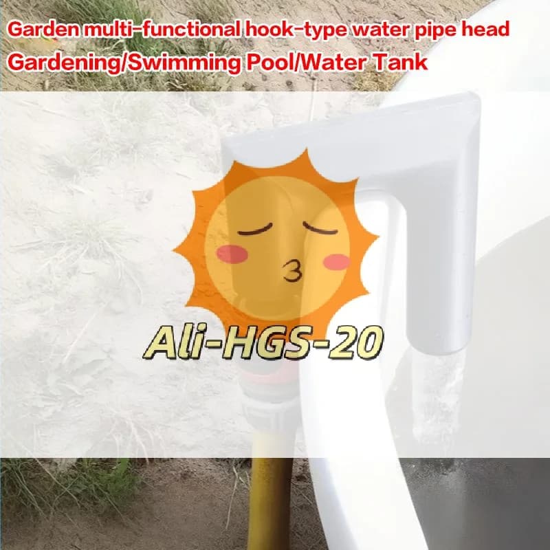 Gancio per Tubo da Giardino Resistente - Facile Riempimento del Serbatoio d'Acqua, Senza Impugnatura, Antiscivolo