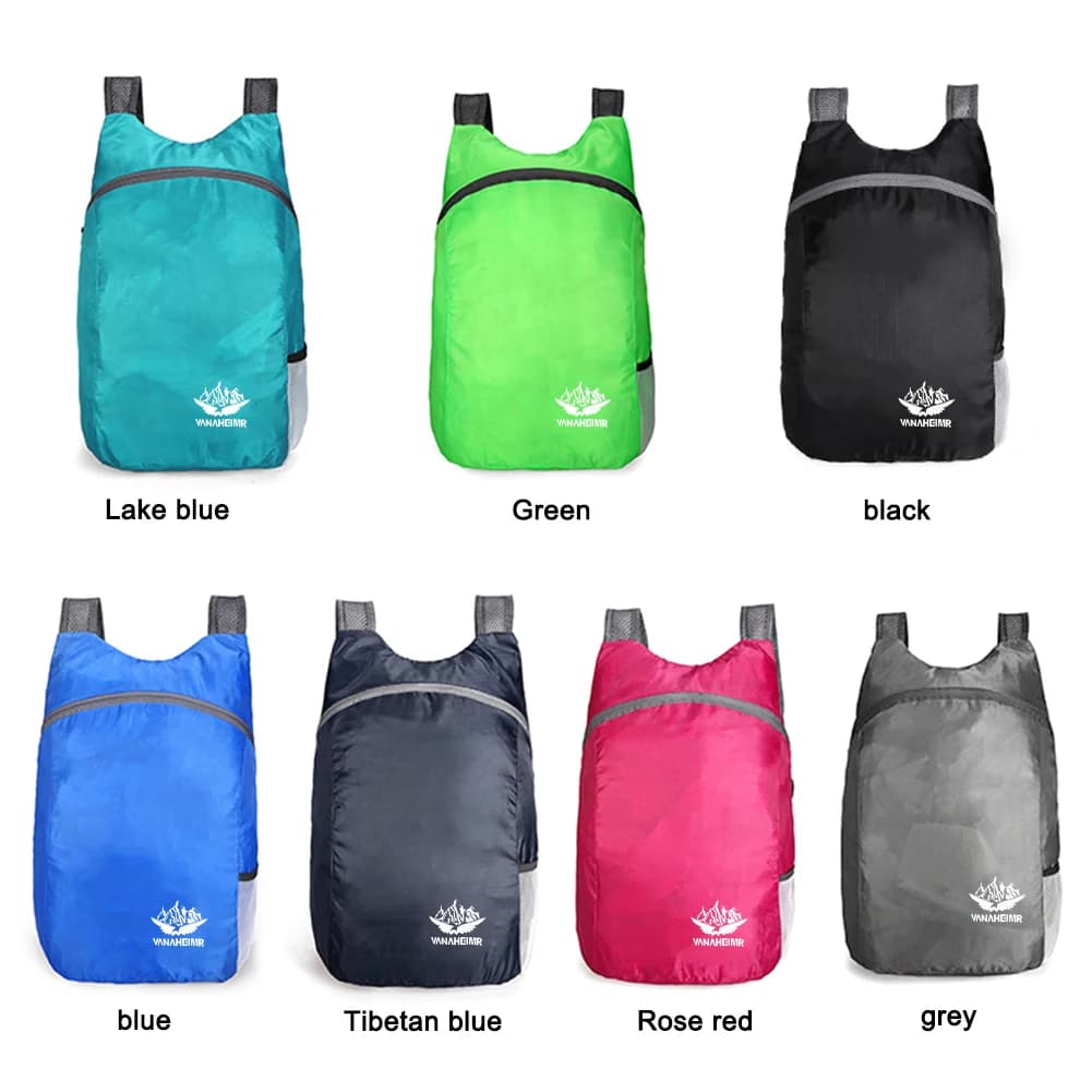 Outdoor Foldable Light Backpack Waterproof Sports Backpacks for hiking