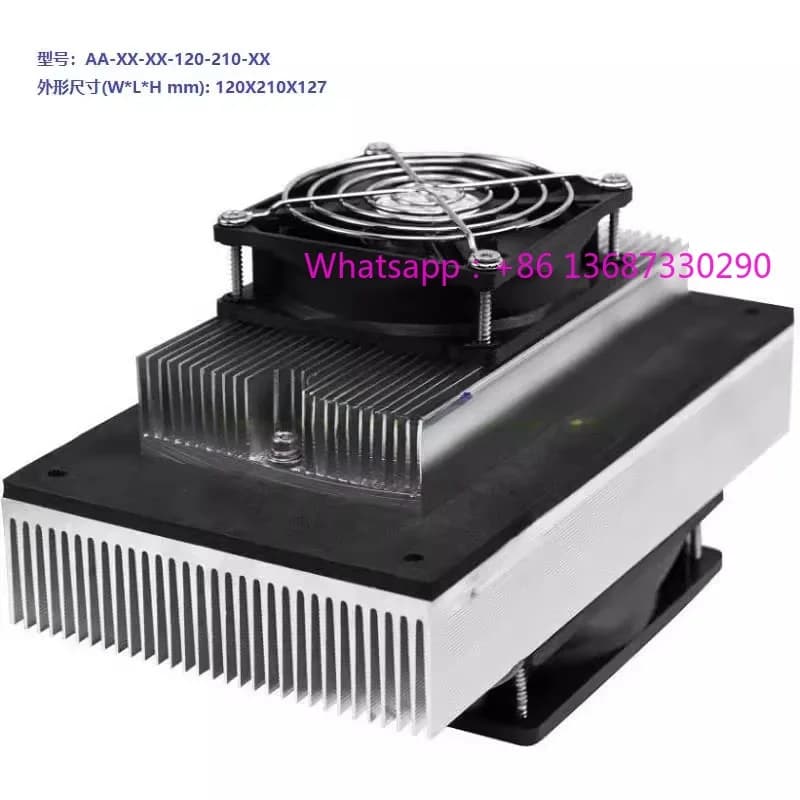 Condizionatore d'aria con chip di gerazione per refrigeratore a semiconduttore AA da 12 V/24 V, deumidificatore per cantinetta del vino, raffreddamento ad spazio chiuso