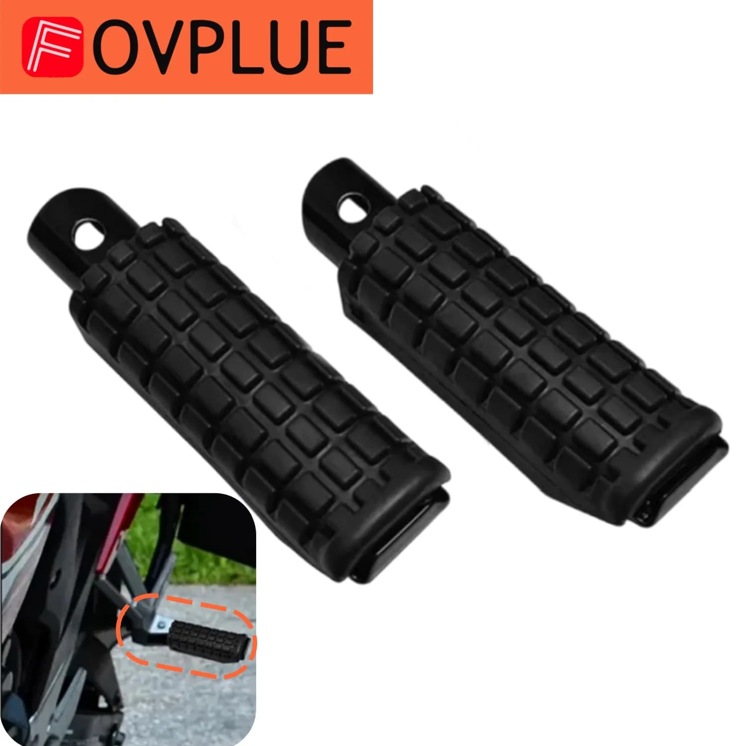 Pedane Poggiapiedi Posteriori Moto per Passeggero Honda CB500F CBR500R CB500X CB400X CBR250R CBR300R CB250F VTR250 CB750 1988-2022