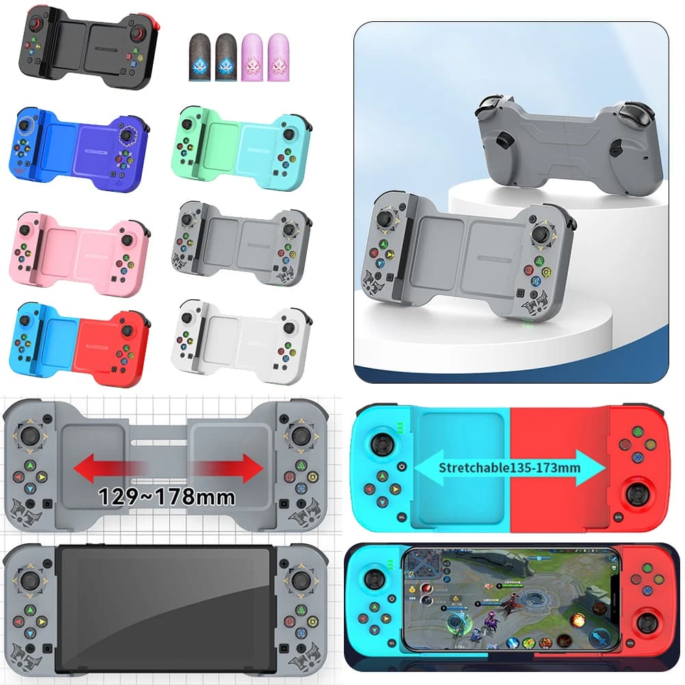 Bluetooth Gamepad Wireless compatible game controller Joystick for IOS/Android for NS SWITCH/PS3/PS4