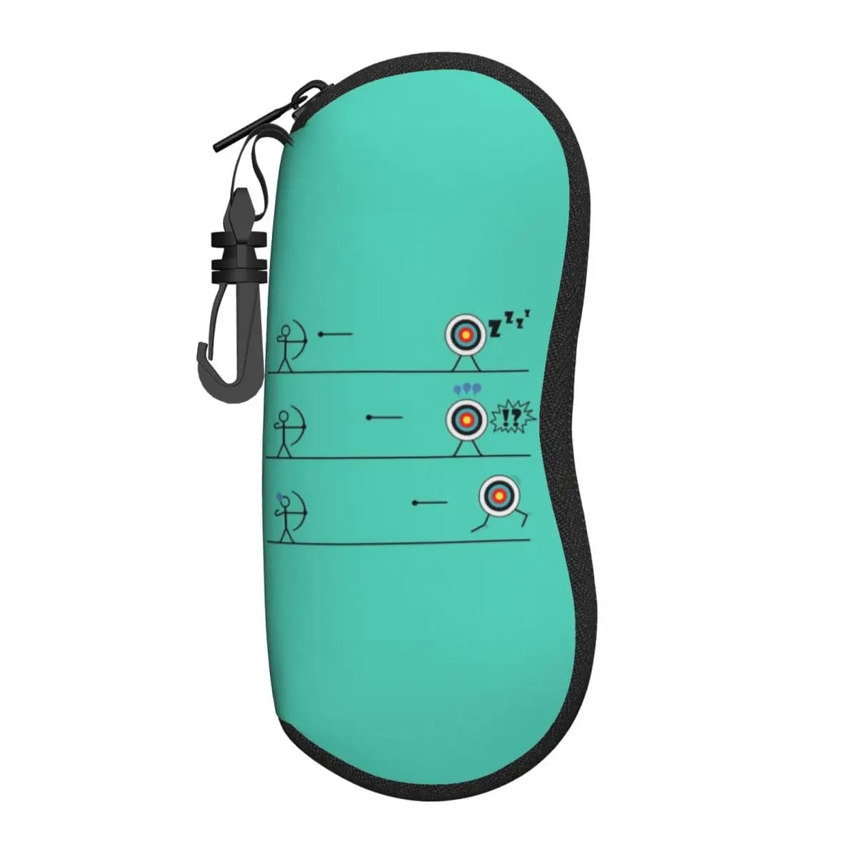 Custodia per occhiali da vista personalizzata per tiro con l'arco da corsa Custodia per occhiali da donna Uomo Cool Archer Bow Custodia per occhiali da caccia Custodia per occhiali da sole