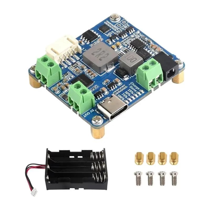 ABUG-Solar Power Manager Module(D) USB Charging Function, Supports 6V To 24V Solar Panels And Type-C Power Adapter Controller