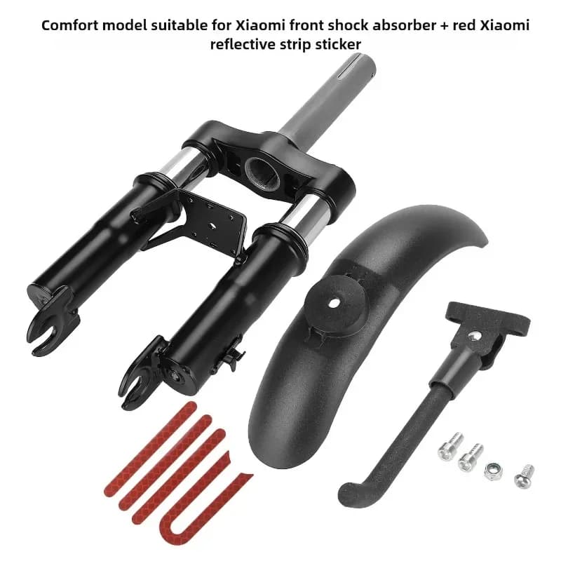 Parte di ricambio per ammortizzatore anteriore Comfort, adatta per scooter elettrici Ninebot F20, F30, F40, F2/Plus, D18E e D40.