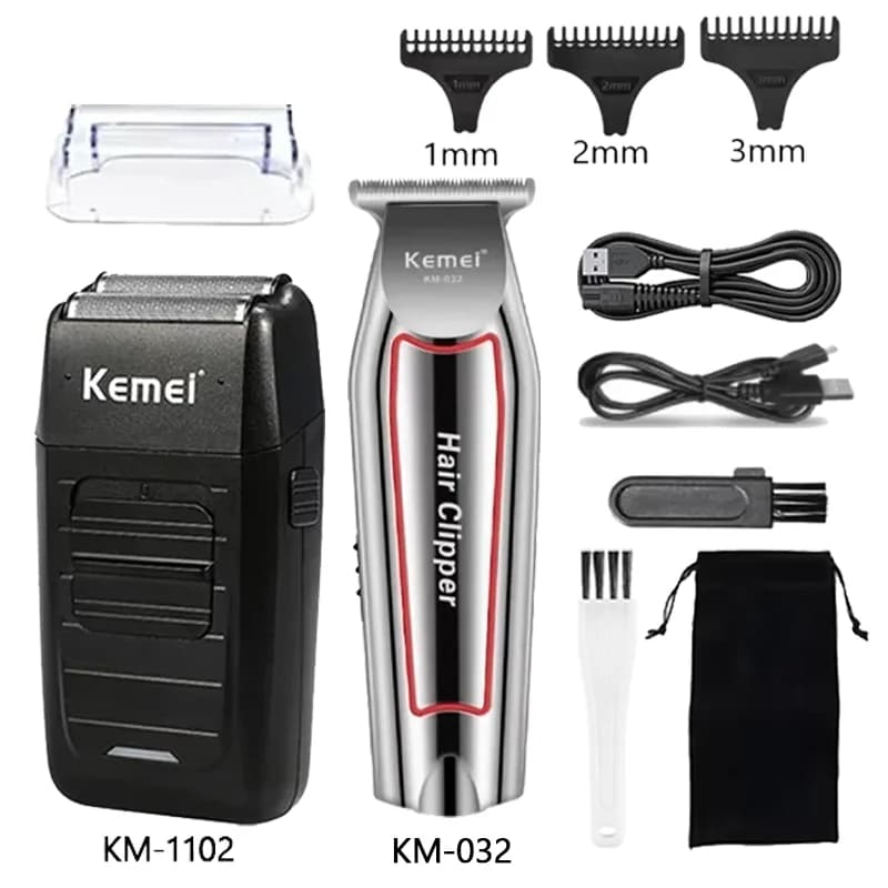 Kemei KM-2296 KM-032 KM-1102 Men's electric haircut machine for cutting professional hair for men