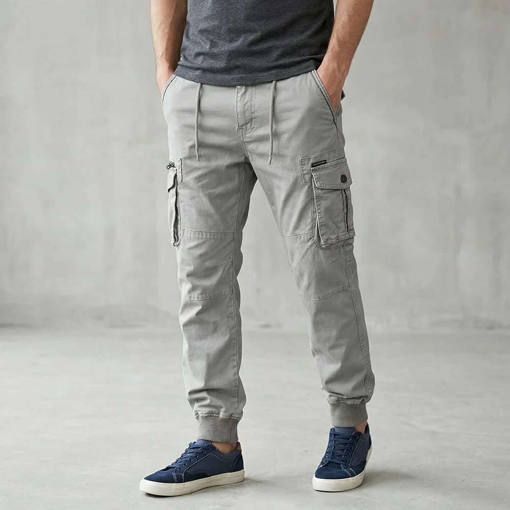 Men's Cargo Pants Plus Sizes, Multicolor Casual Style, Fashion Leggings Wide, Men's Clothing