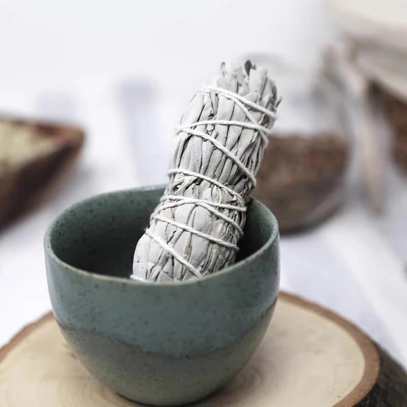 White Sage Handmade Bundle Aroma Stick Natural Plant Aromatherapy DIY Burning