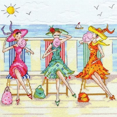 Outdoor Sweets Time 36-35 Cross Stitch Kits Embroidery Needlework Sets DIY Cross stitch set Canvas Sewing Crafts