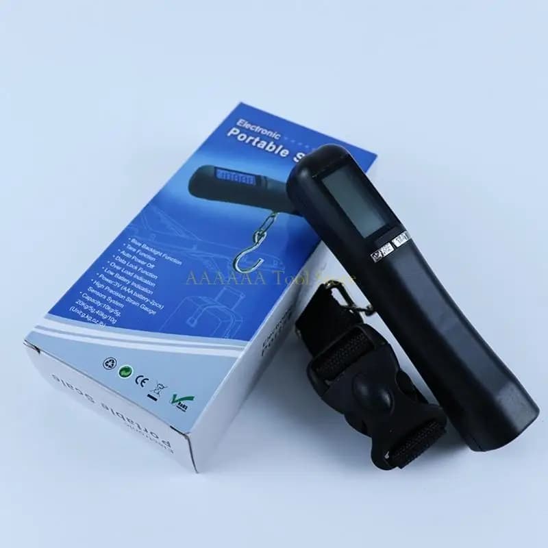 Bilancia digitale per bagagli, regalo per valigia da viaggio, bilancia portatile da 40 kg/10 g