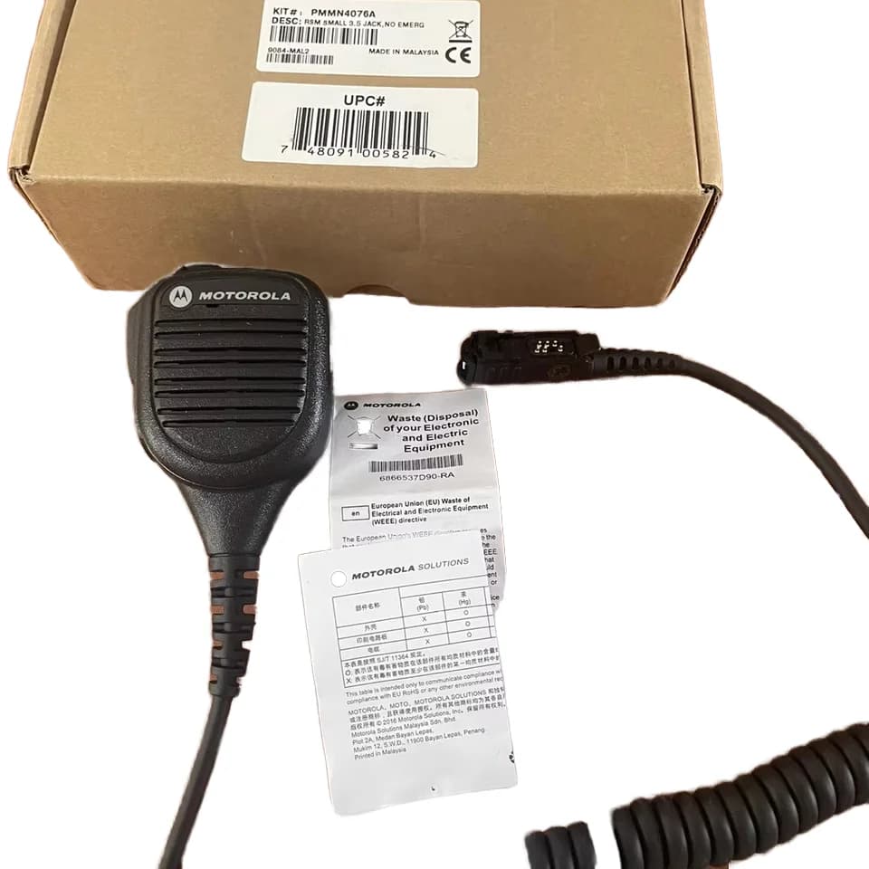 Per Xir P6600i Xir P6620i Mtp3150 Mtp3250 Interfono a prova di esplosione Walkie Talkie con microfono a spalla PMNN4076A