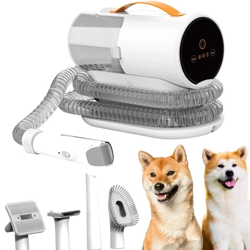 Sistema di Toelettatura per Animali 5-in-1 2026, Asciugatore Automatico e Tosatrice con Aspirazione