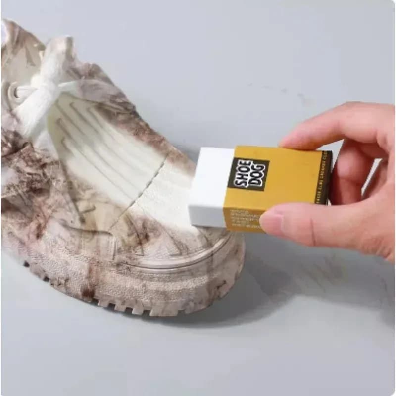 Spazzola Portatile per Scarpe con Cinghia in Gomma, Strumento per la Pulizia delle Scarpe, Impermeabile, Lucidante e Protettivo, Detergente per Scarpe