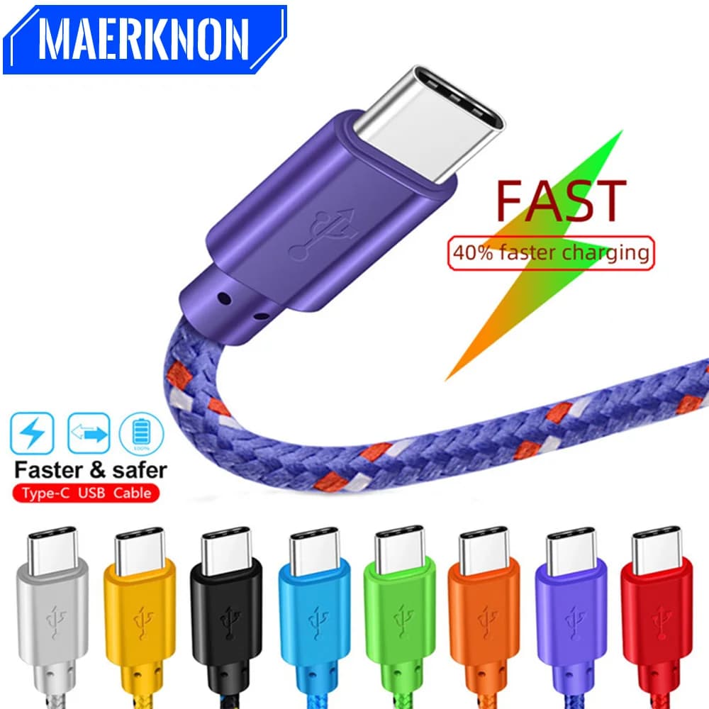 Cavo USB tipo C 0,5 m/1 m/2 m/3 m Ricarica rapida Cavo dati USB C Caricatore per telefono Caricatore per Xiaomi 13 Samsung S23 Huawei Mate 60