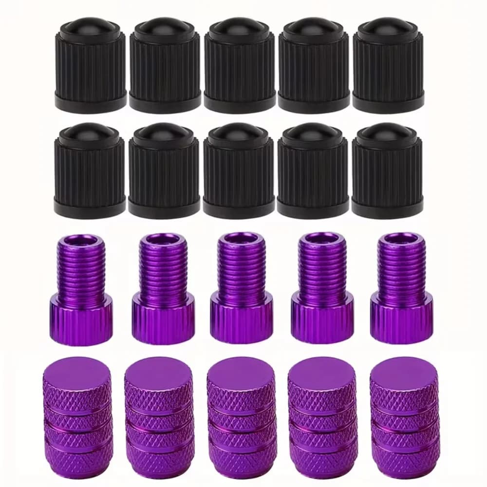 20-Piece Valve Stem Cap Set, Aluminum Alloy Multi-Mode Valve Dust Cover, Suitable for Cars and Motorcycles