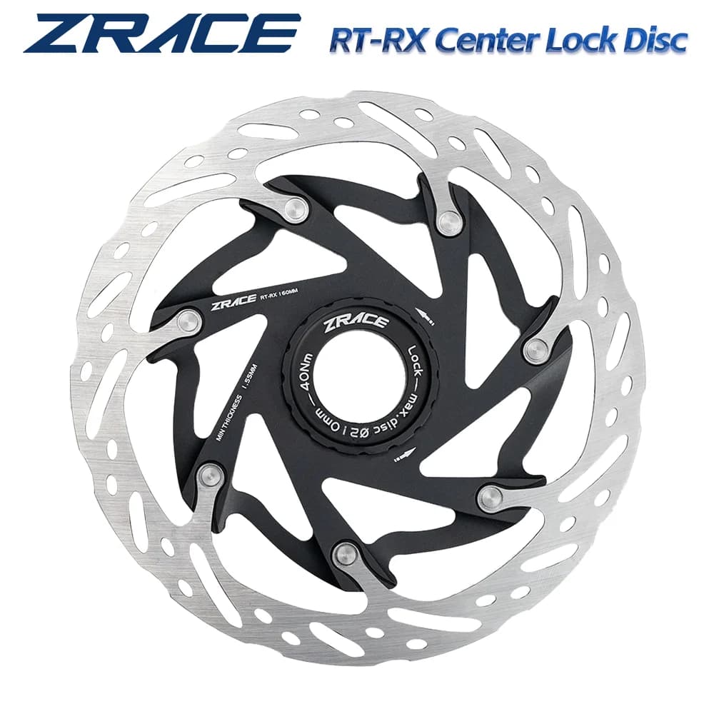 ZRACE RT-RX Rotore a disco con bloccaggio centrale, freno a disco da strada da 140 mm 160 mm Rotore flottante ultraleggero con forte dissipazione del calore