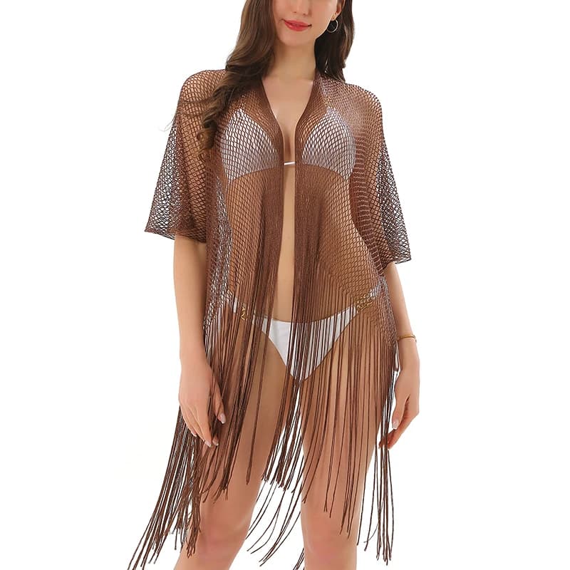 Cardigan Kimono da Donna, Copricostume Estivo da Spiaggia per Vacanze