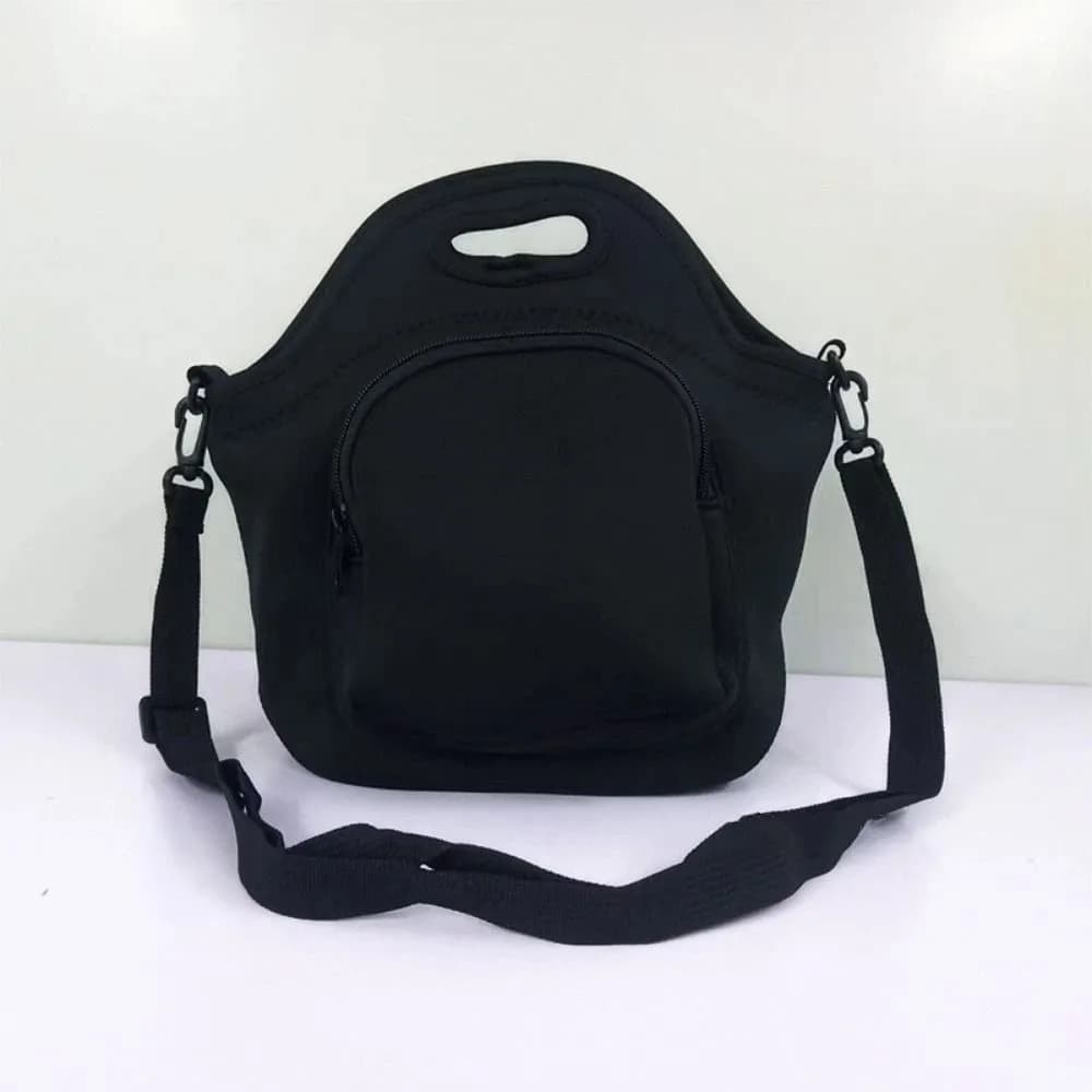 Borsa Termica Portatile in Neoprene, Impermeabile e Riutilizzabile, con Tracolla, per Pranzo e Viaggi