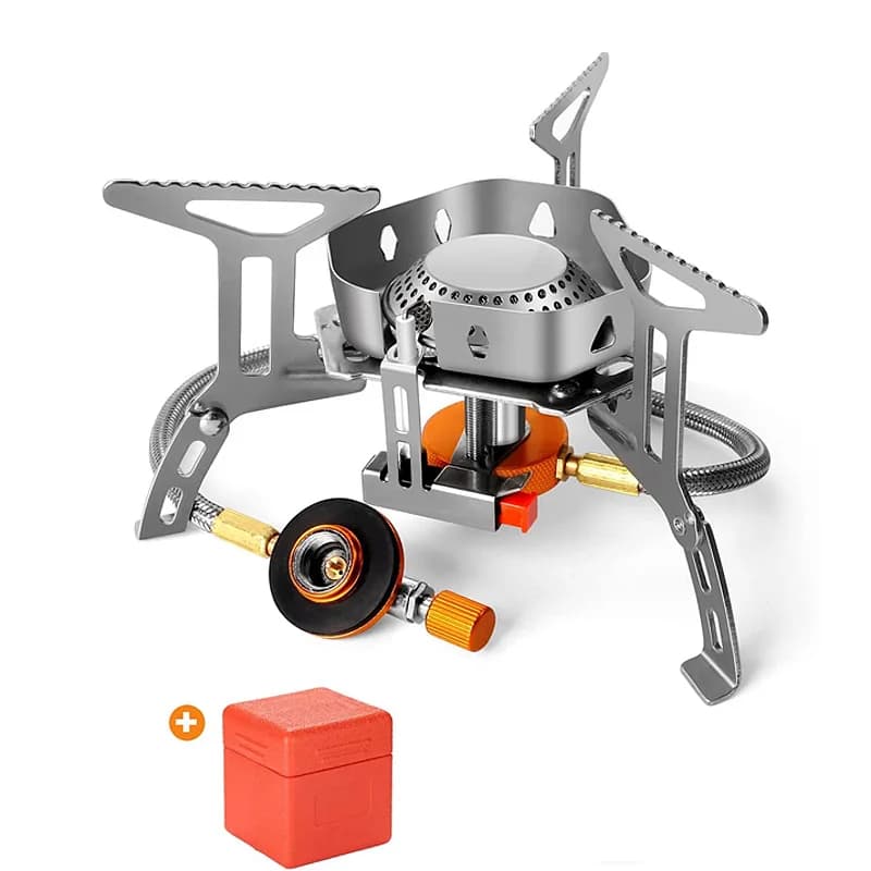 Camping Tourist Burner Large Power Gas cooker Picnic Portable Oven Picnic Barbecue Supplies for Tourism Outdoor Recreation