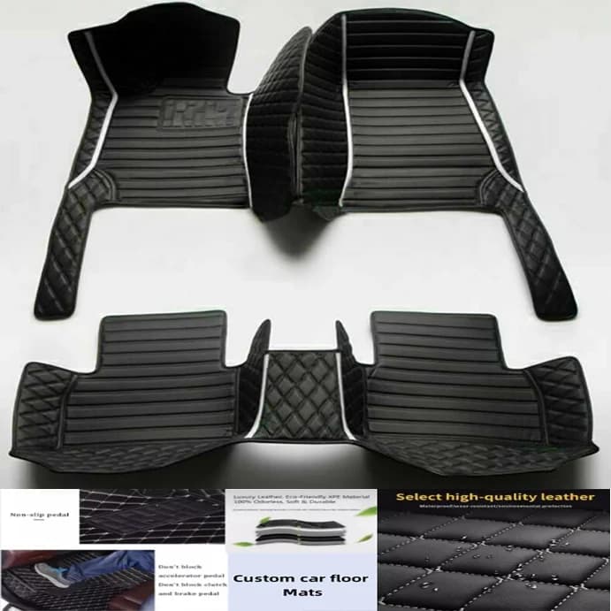 5D Leather Waterproof Custom Car Mats for Ford Explorer 2020-2025 Years Car Mats Piede Coche Accessories Covers