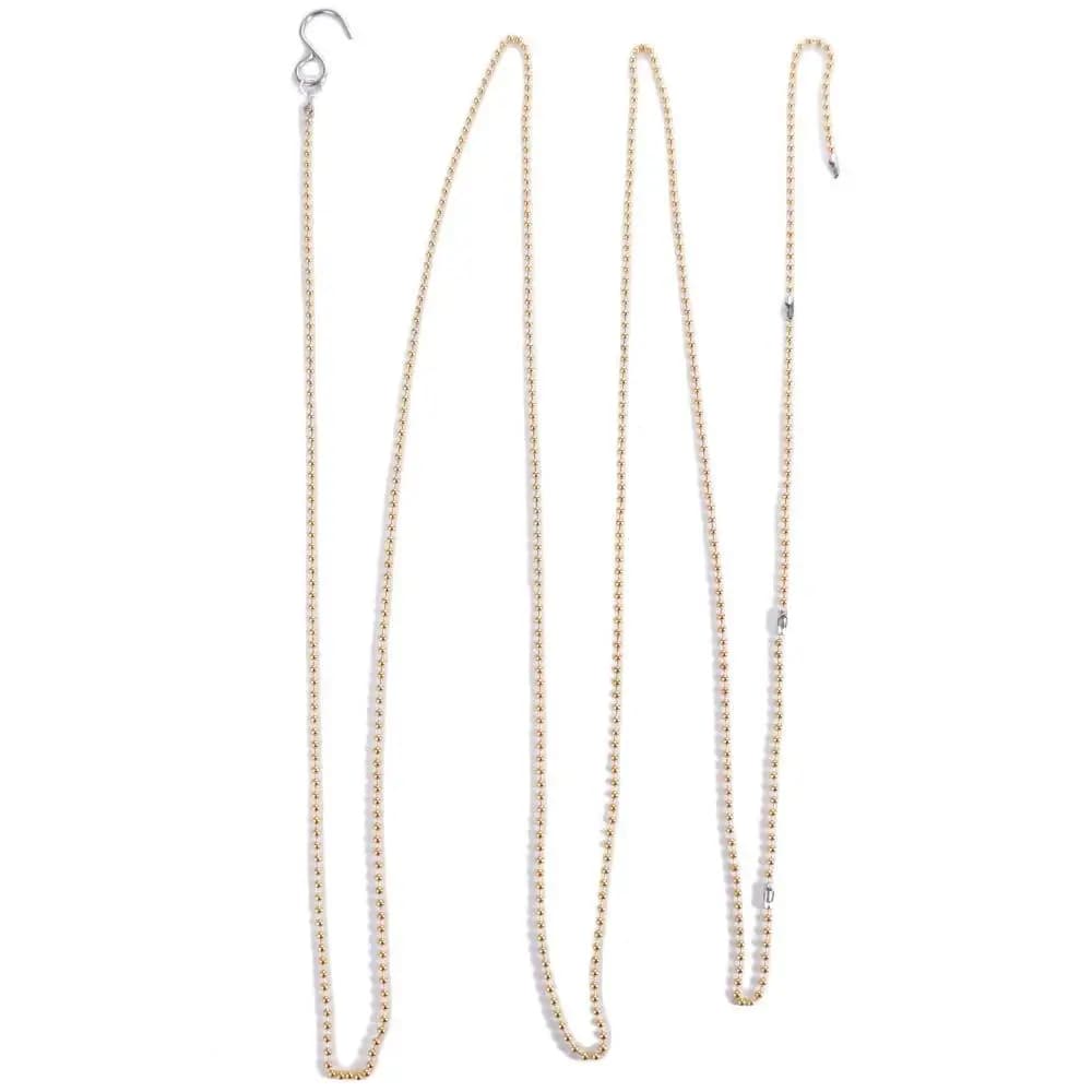 2.5m/8.2ft Volleyball Net Height Chain Measure Tool Gold Silver Volleyball Measure Chain Standard Compact Volleyball Matches