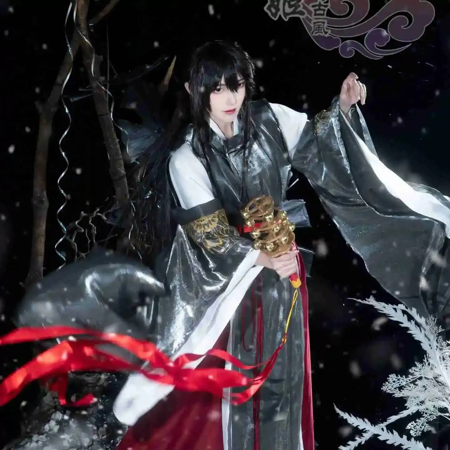 Horror Games Cosplay Bai Liu Ta Wei Xie Ta Cosplay Evil God's Sacrificial Ship House Qiaoji Ancient Style Hanfu Presale