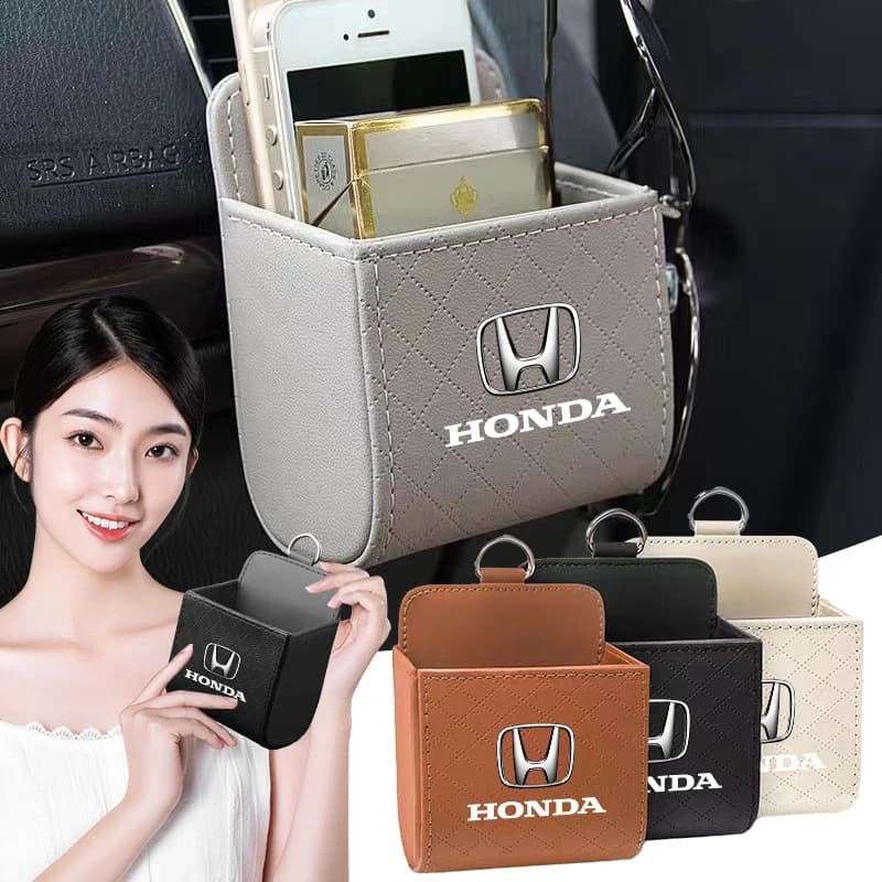 Organizer per Telefono e Occhiali da Auto, Scatola Portaoggetti per Bocchette d'Aria, Accessori Auto per Honda Odyssey Civic CRV Crider City Jade HRV Vezel Jazz Accord