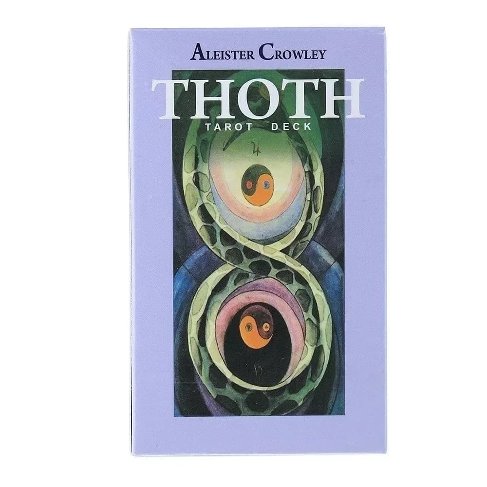 Carte dei Tarocchi Thoth, Mazzo da 78 Carte, Gioco da Tavolo Misterioso per Divinazione e Oracolo