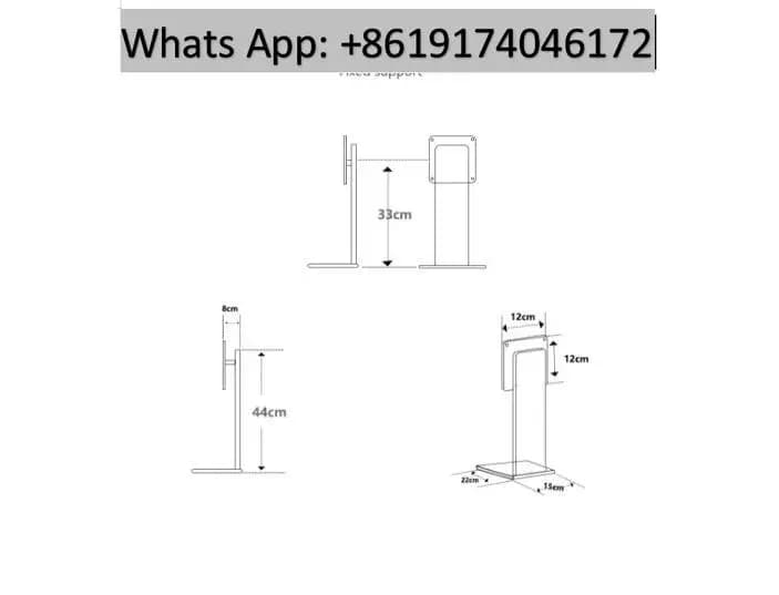 Supporto per monitor 1PCS, guscio in lega di alluminio CNC, staffa per schermo del computer, supporto regolabile e girevole, stile XDR