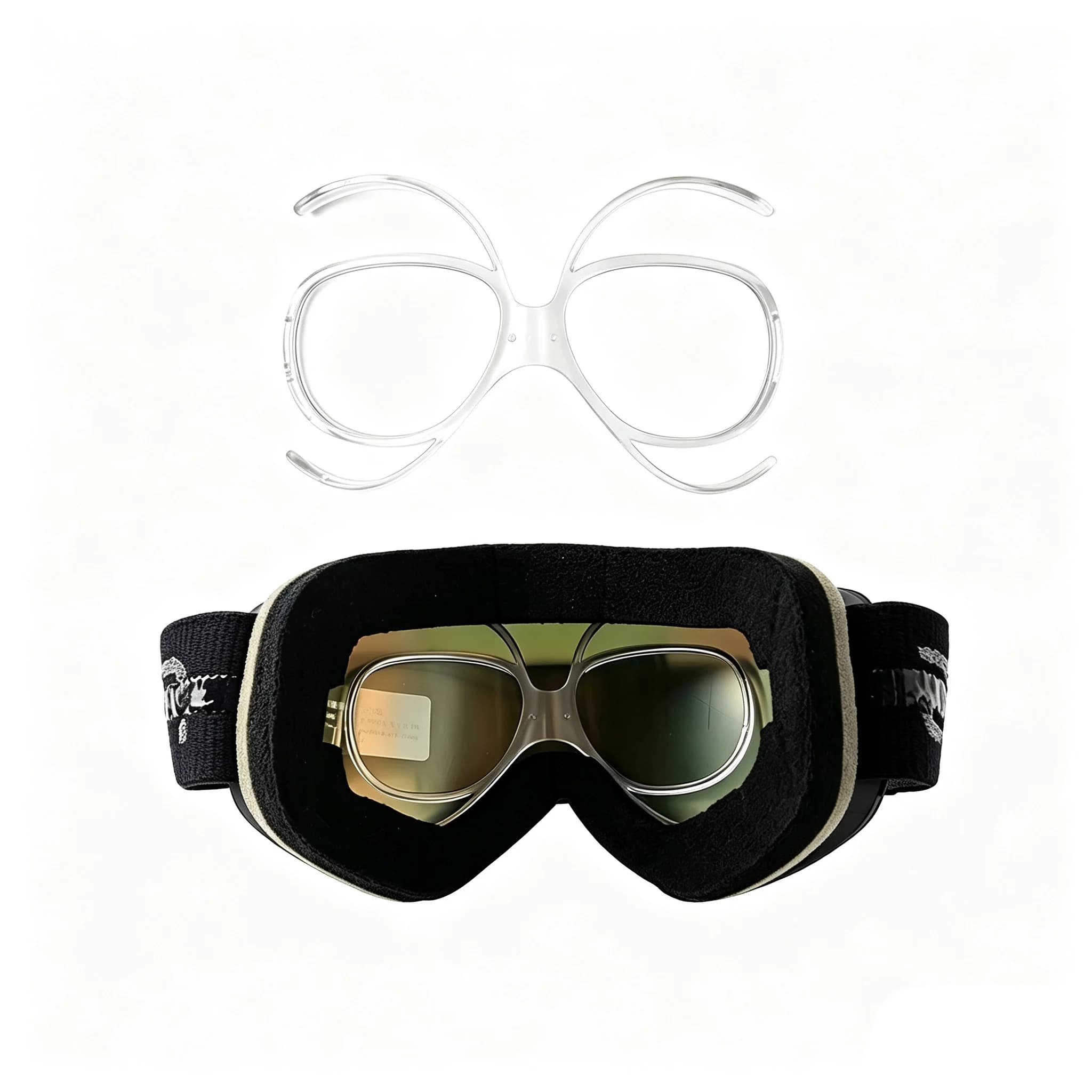 Ski Goggles RX Prescription Lens Insert Frame Detachable Butterfly Clip Eyeglasses Inner Holder Accessory