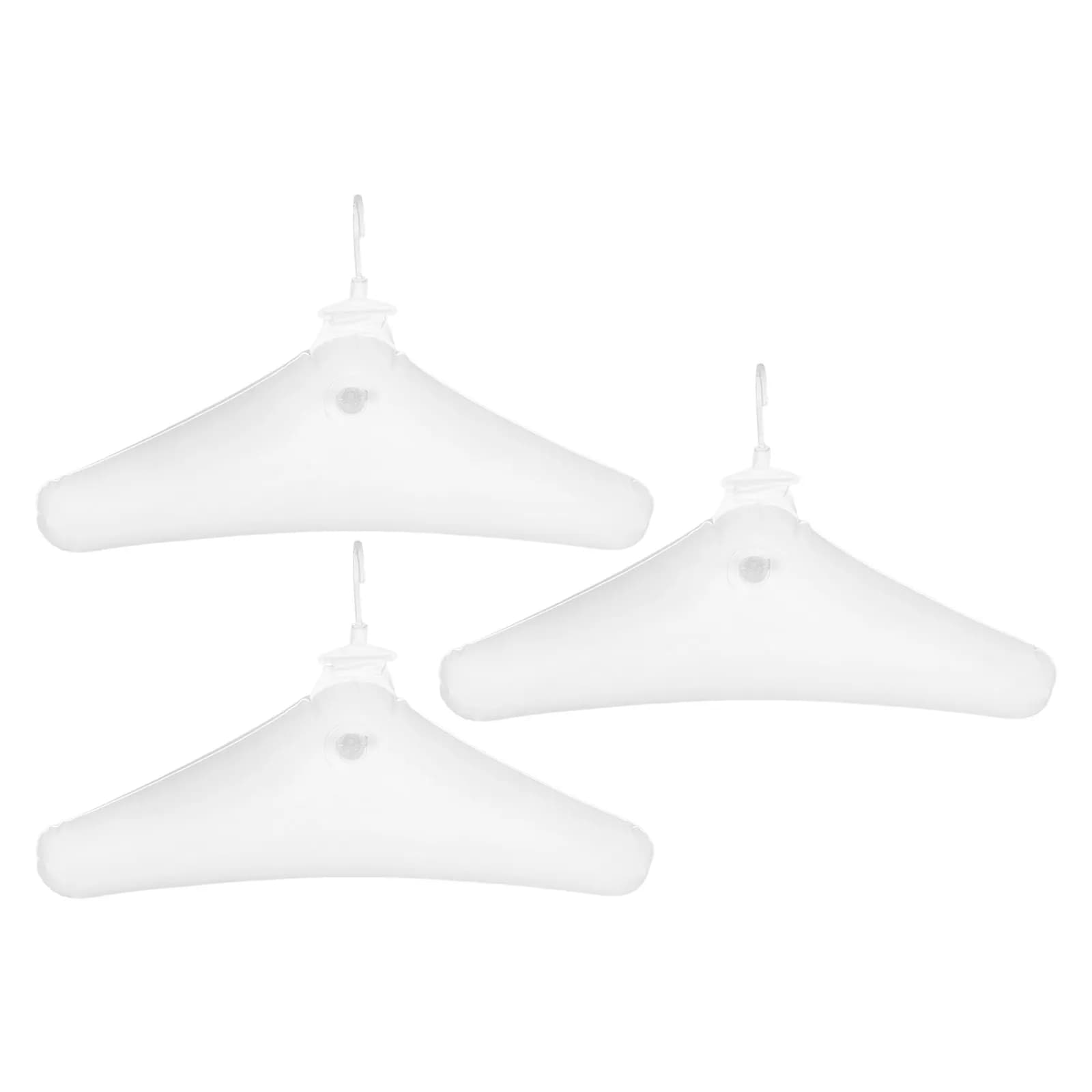 Set di 3 Appendiabiti Gonfiabili Pieghevoli Resistenti per Viaggi, Casa, Vacanze, Organizzazione Salvaspazio dei Vestiti