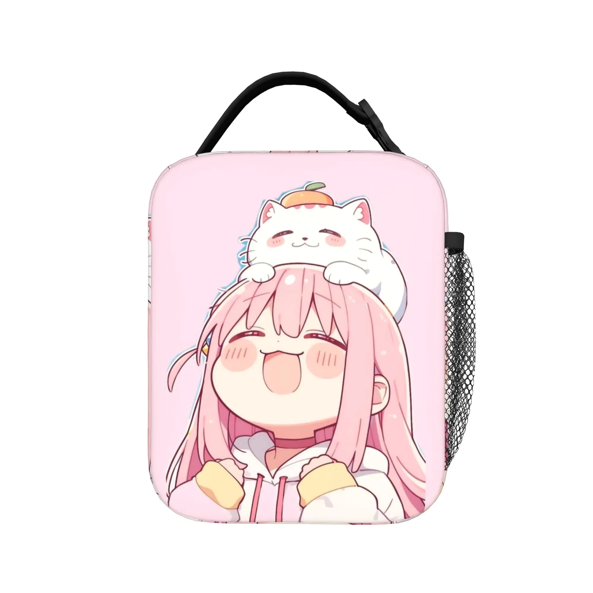 Trickcal C-Chibi Go Games Merch Borsa termica per il pranzo, per la scuola, l'ufficio, borsa per la conservazione degli alimenti, contenitore termico riutilizzabile per il pranzo