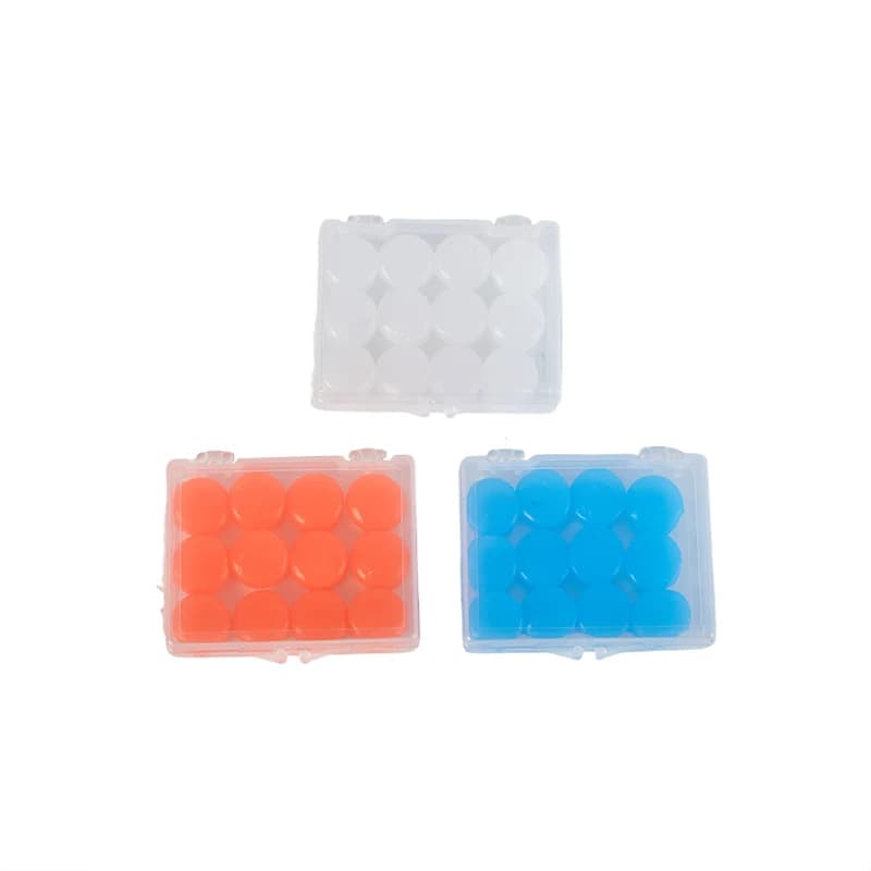 12 Pezzi Tappi per Orecchie in Silicone Riutilizzabili Modellabili, Protezione per Nuoto e Sonno, Riduzione del Rumore, Rimozione del Cerume