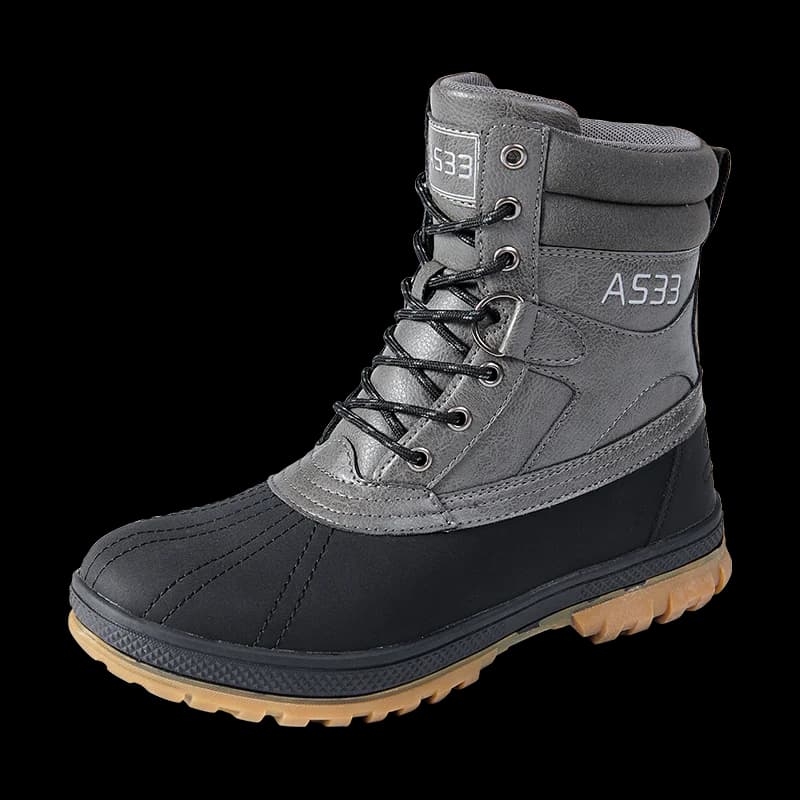 Men Tactical Mid Ankle Boots, Wear Resistant Outdoor Hiking Boots Anti Slip Breathable Trekking Combat Boots