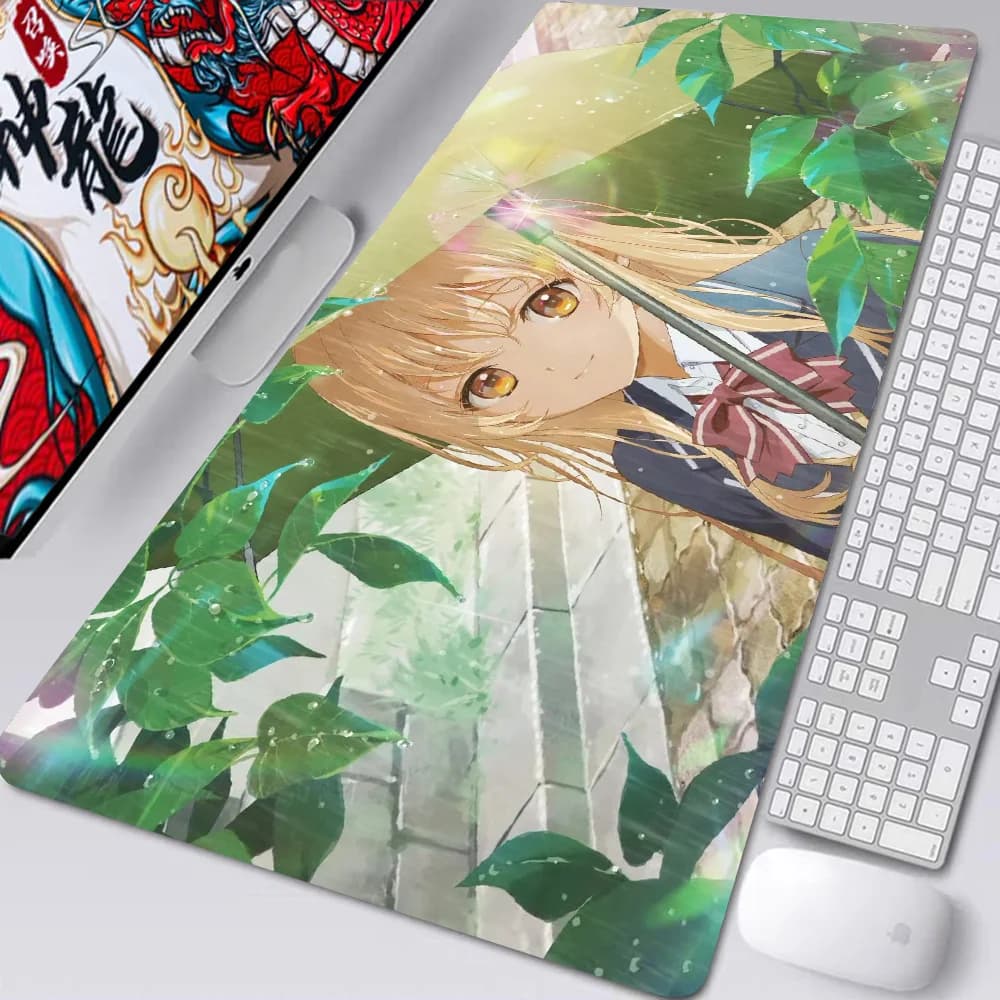 1PC Shiina Mahiru Tappetino per mouse Tappetino per mouse Tappetino per scrivania con pad Accessori da gioco Tappetino imbottito per tastiera Prime Gaming XXL
