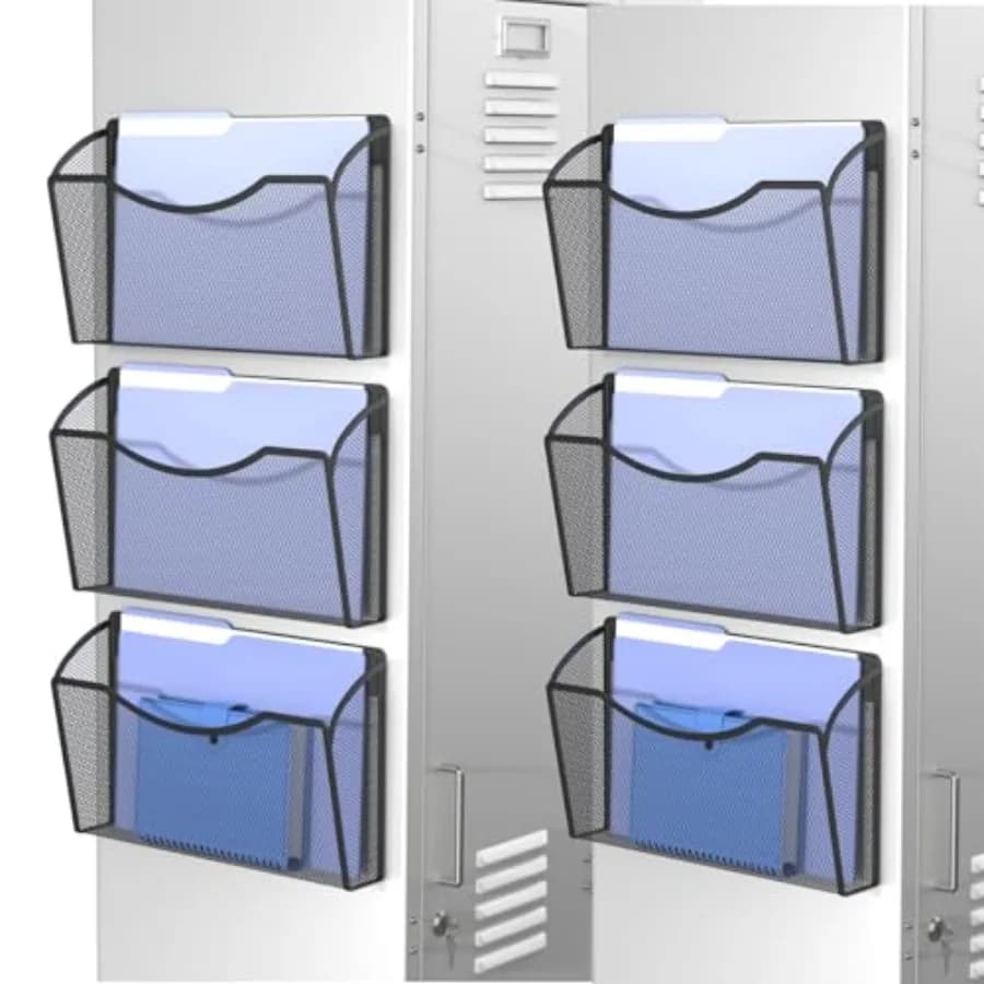 Organizzatore Magnetico da Parete per Documenti, Porta Cartelle e Buste da Appendere, per Ufficio, Casa e Scuola