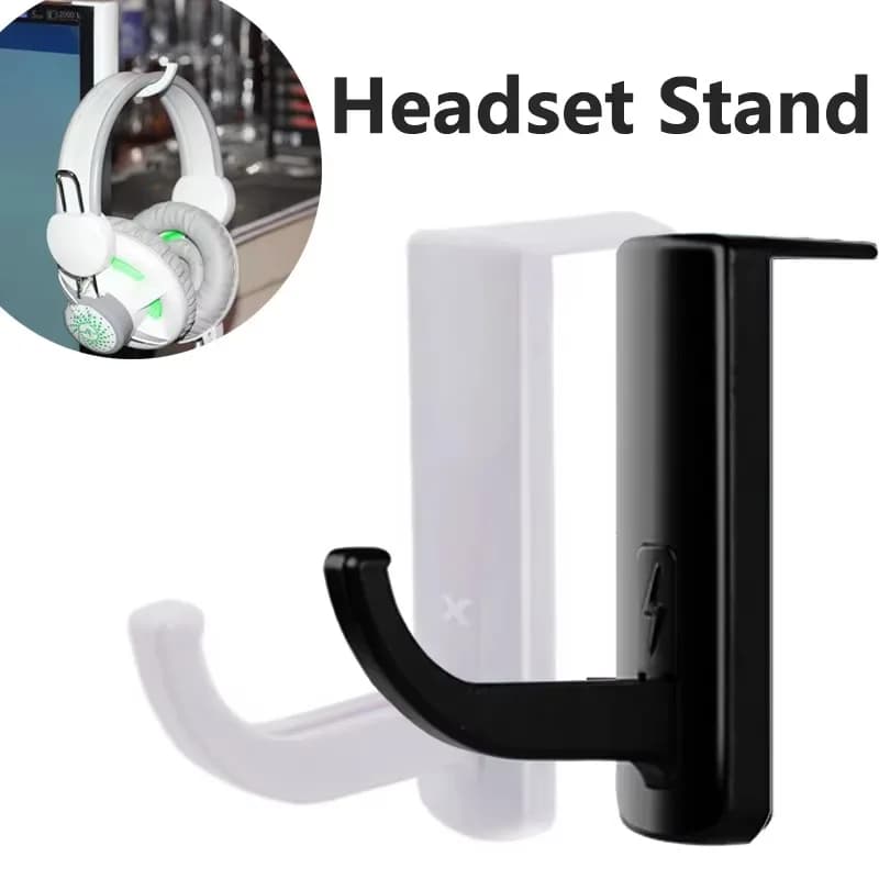 Supporto per cuffie Gancio per cuffie durevole Supporto da tavolo per PC Supporto per telefono cellulare Monitor Gancio montato per auricolari per tutte le cuffie