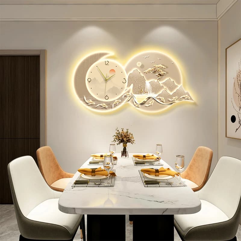 Wall clock for living room Modern digital watch for home decoration for bedroom, home decoration accessories