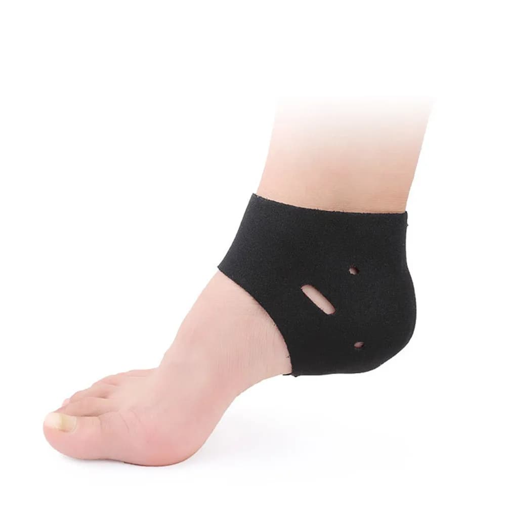 2 Pezzi Supporto Ergonomico per Tallone per Fascite Plantare, Ammortizzante, Traspirante, con Supporto per Arco Plantare e Caviglia