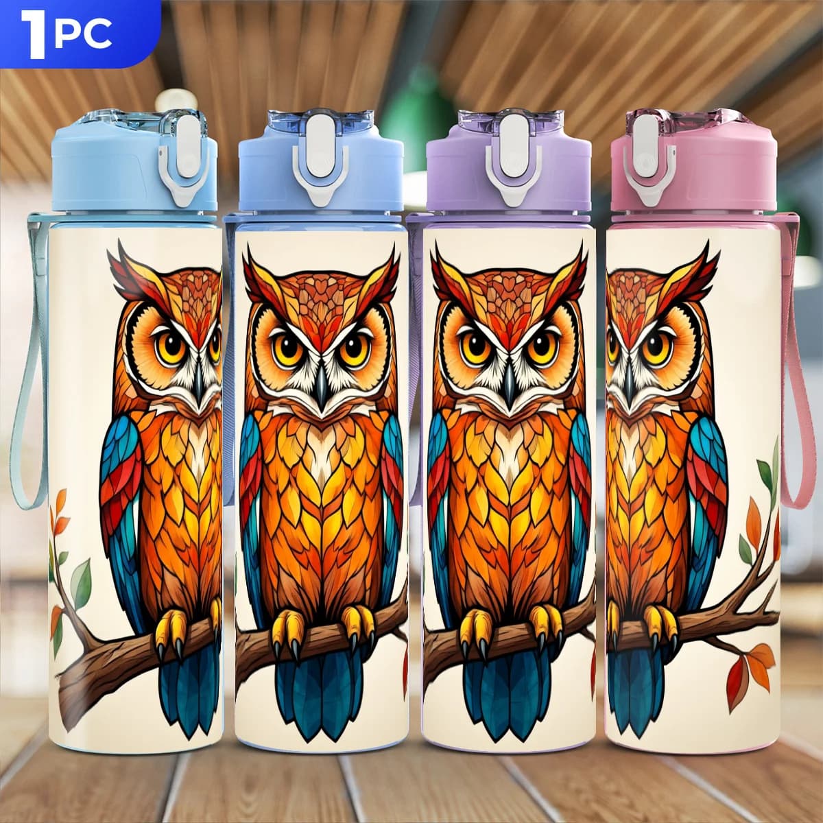 Tazza d'acqua Anime da 750 ml, 4 stili, comprimibile, resistente, senza BPA, idea regalo per Natale e Halloween