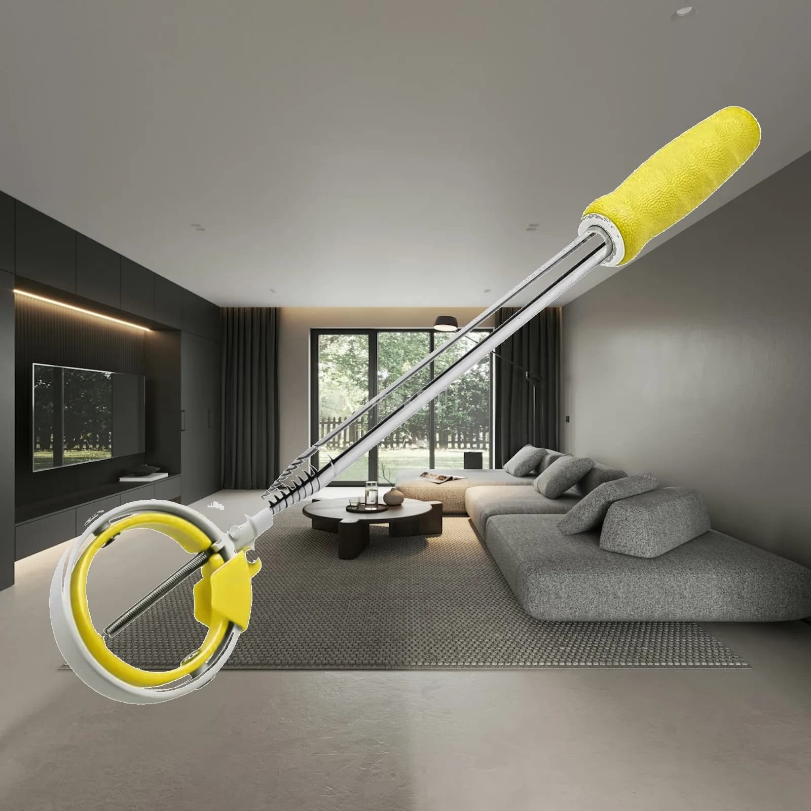 Golf Ball Picker with Ergonomic Non Slip Grip Stainless Steel Scoop Retriever Tool for Course Range Pond