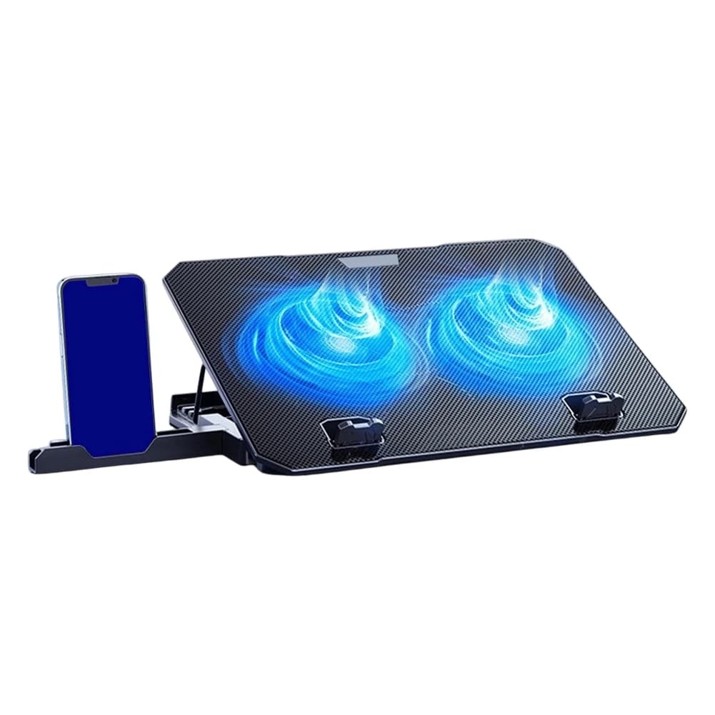 Laptop Cooler Stand Offering Responsive Cooling Adjustment and Steady Airflow Distribution for Varied Usage Modes