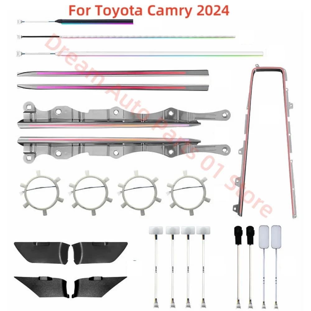Ambient light For Toyota Camry 2024-2025 Automotive interior lighting upgrade Car accessories Luminous horn ring Atmosphere lamp