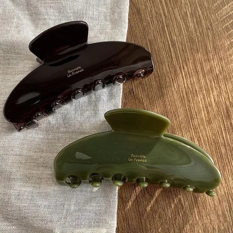 .Hot Sale.Acetate Hair Claw Clip Large Shark Style Sturdy Hold for Thick Hair Retro Korean Design 2026